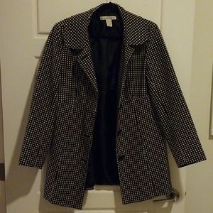 Polka dot coat